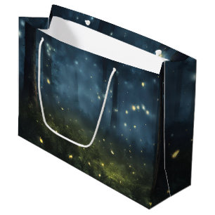 Bolsa De Regalo Grande Luciérnagas Luciérnagas Forestales
