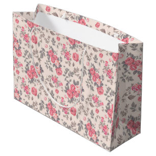 Bolsa De Regalo Grande Lujo floral