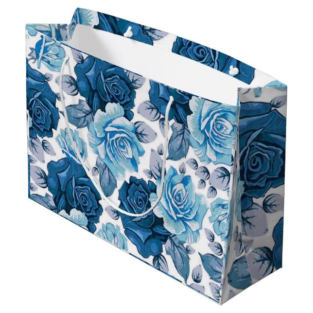 Bolsa De Regalo Grande Lujo floral (Angulo reverso)