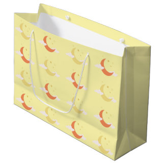 Bolsa De Regalo Grande Luna y estrellas