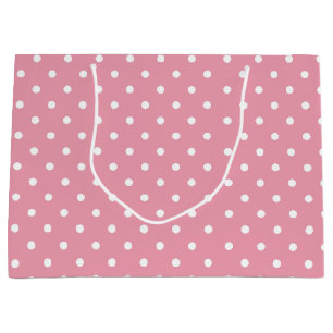 Bolsa De Regalo Grande Lunares rosados