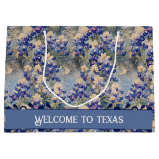 Bolsa De Regalo Grande Lupinos conmemorativos de Texas,