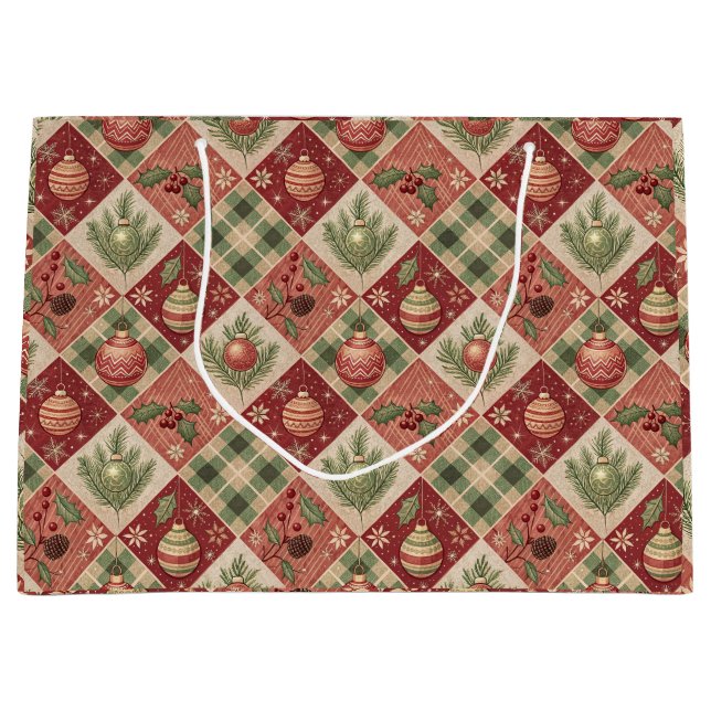 Bolsa De Regalo Grande Luxurious Holiday Gift Bag (Anverso)