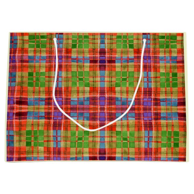 Bolsa de Regalo Grande MAC RAE TARTAN (Anverso)