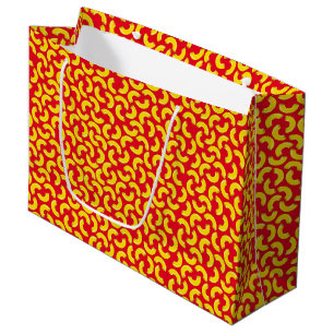 Bolsa De Regalo Grande Macaroni, partido de cumpleaños y queso