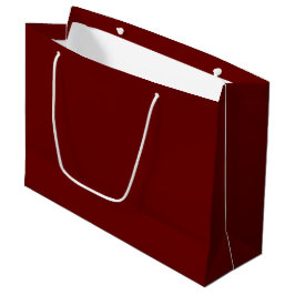 Bolsa De Regalo Grande macizo macizo de maroon burdeos minimalista elegan