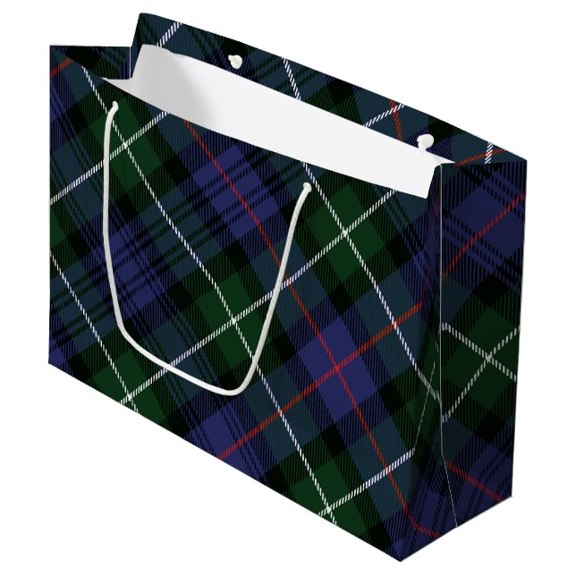 Bolsa De Regalo Grande MacKenzie Tartán, el clan rustico elegante (Angulo Anverso)