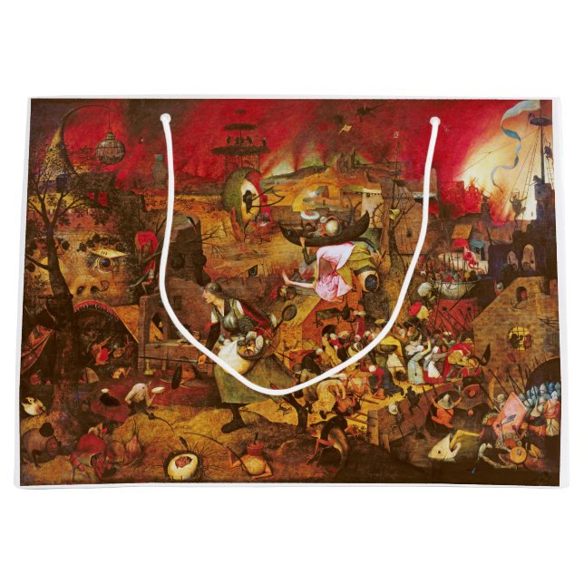 Bolsa De Regalo Grande Mad Meg (Grasa Desolada), Pieter Bruegel (Anverso)
