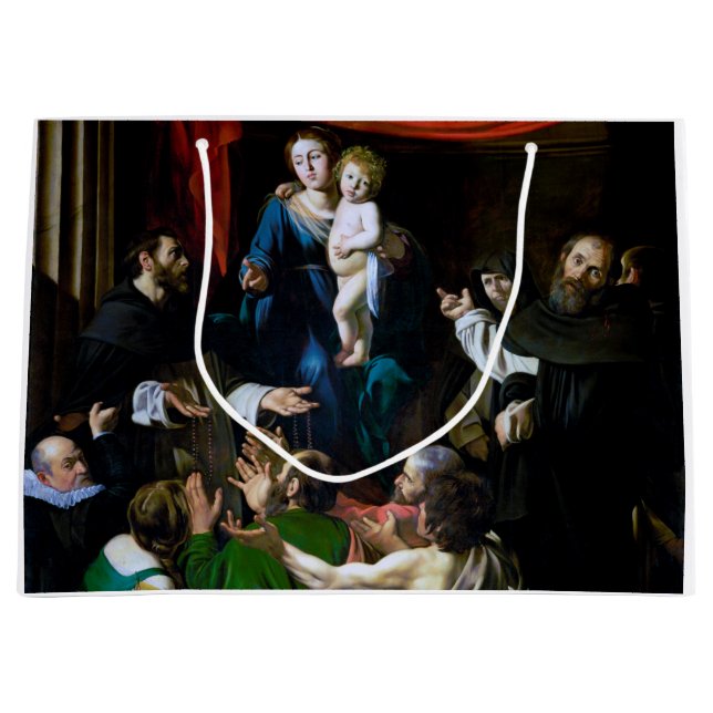 Bolsa De Regalo Grande Madonna del Rosario, Caravaggio (Anverso)