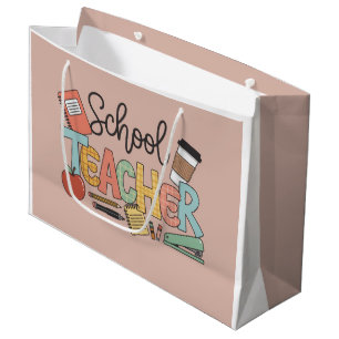 Bolsa De Regalo Grande Maestra enseñando regalos a futuros líderes