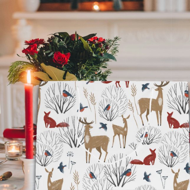 Bolsa De Regalo Grande Magic Winter Wonderland (Subido por el creador)