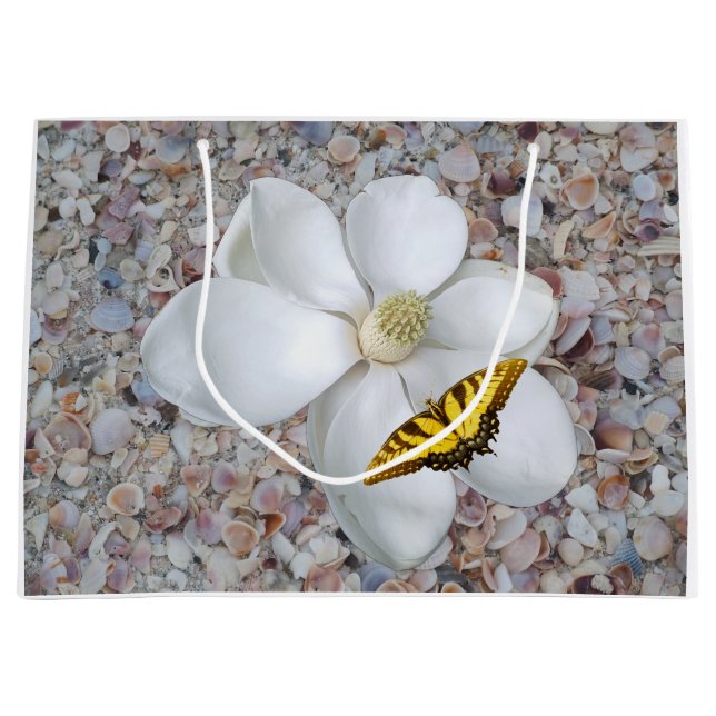 Bolsa De Regalo Grande Magnolia Print, Value Poster Paper (Semi-Gloss) (Anverso)