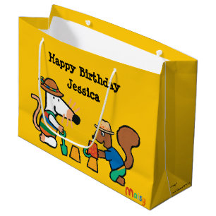Bolsa De Regalo Grande Maisy con cumpleaños de las cáscaras