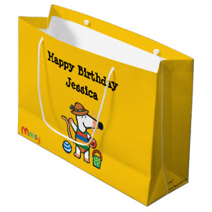 Bolsa De Regalo Grande Maisy en el cumpleaños de la playa