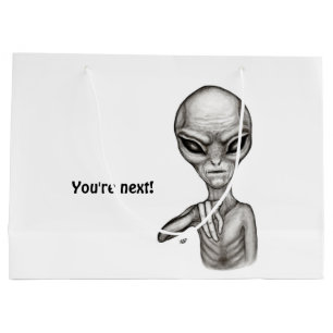 Bolsa De Regalo Grande ¡Mala Alien, eres la siguiente!