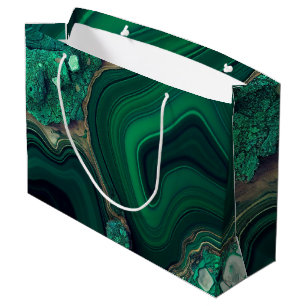 Bolsa De Regalo Grande Malaquita Cu6CO3(OH)2