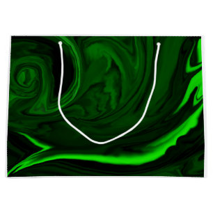 Bolsa De Regalo Grande malaquita verde textura