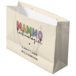 Bolsa De Regalo Grande Mamografía tecnológica de mammo personalizado