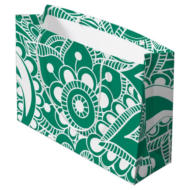 Bolsa De Regalo Grande Mandala de lujo 48 (Angulo reverso)