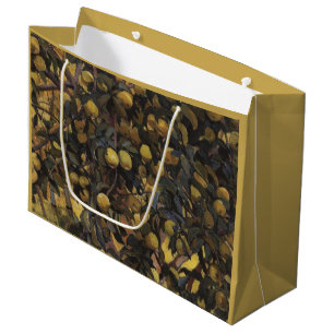 Bolsa De Regalo Grande Manzanas en las ramas de árboles (de Serebriakova)