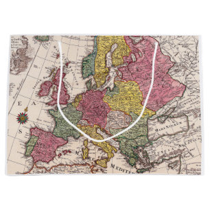 Bolsa De Regalo Grande Mapa antiguo inspirado (9)