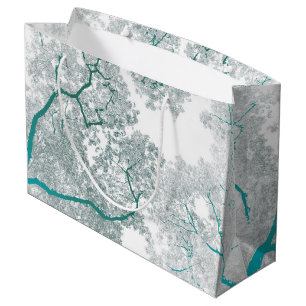 Bolsa De Regalo Grande Mapa de árboles 3