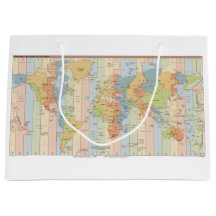 Mapa de las zonas horarias del mundo