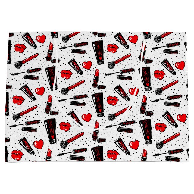 Bolsa De Regalo Grande maquillaje de belleza (Anverso)