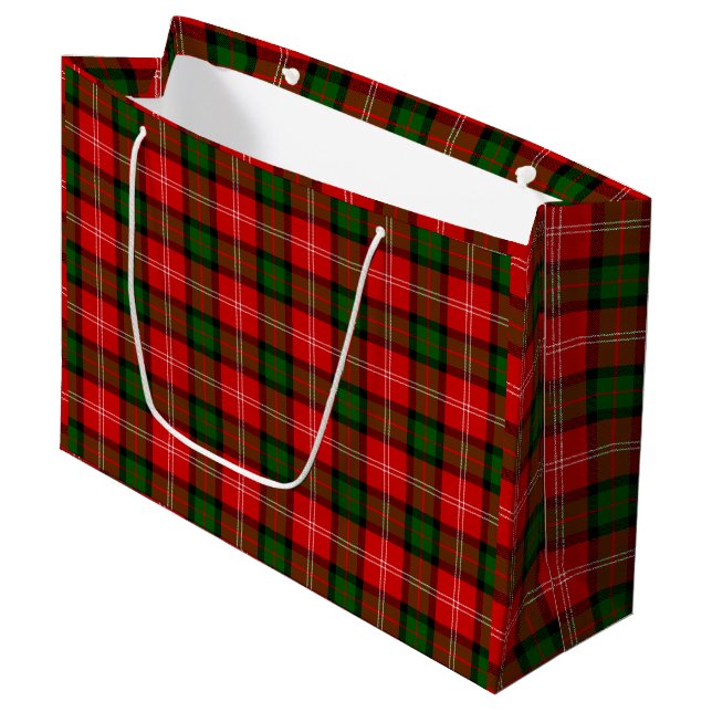 Bolsa De Regalo Grande Maquinaria tartan de MacKintosh (Angulo Anverso)