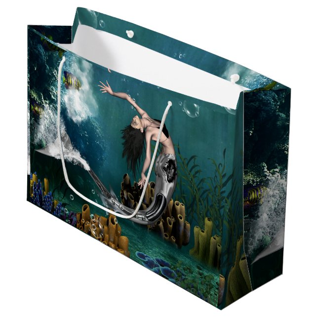 Bolsa De Regalo Grande Maravillosa sirena de vapor (Angulo Anverso)