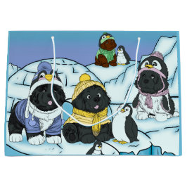Bolsa De Regalo Grande Marcha de la Cachorro Pingüino
