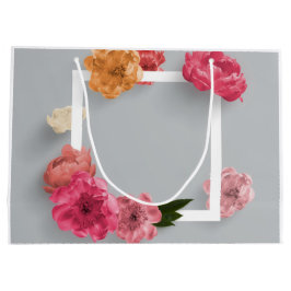 Bolsa De Regalo Grande Marco de flor