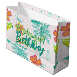 Bolsa De Regalo Grande Margarita Veil Bachelorette Party Ilustrada