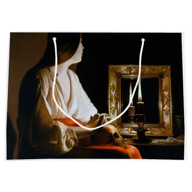 Bolsa De Regalo Grande Maria Repenting, La Tour (Anverso)