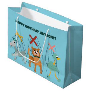 Bolsa De Regalo Grande Marionetas de marionetas de marioneta personalizad