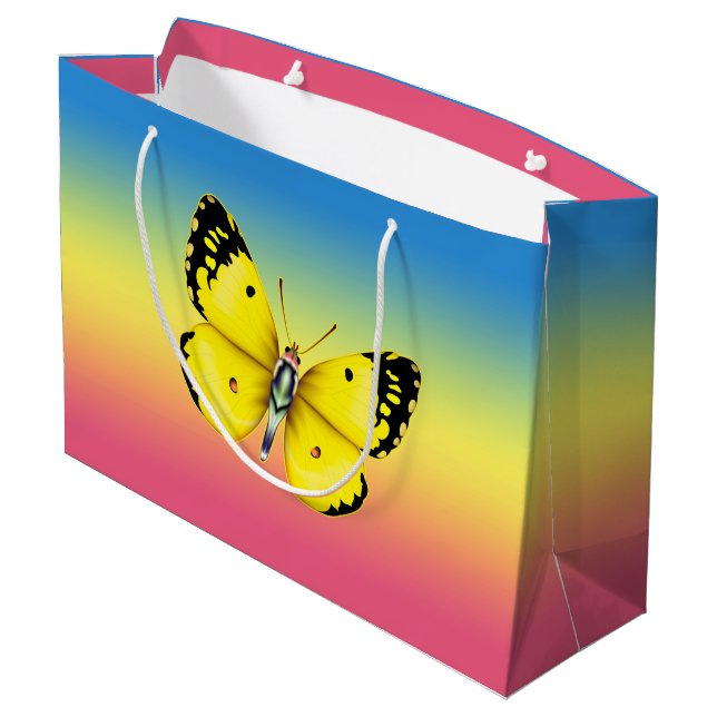 Bolsa De Regalo Grande Mariposa (Angulo reverso)