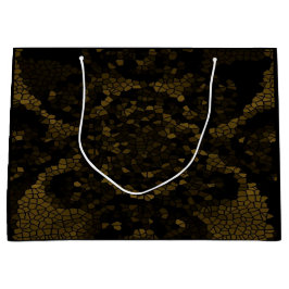 Bolsa De Regalo Grande Mariposa de vidrio manchado de oliva