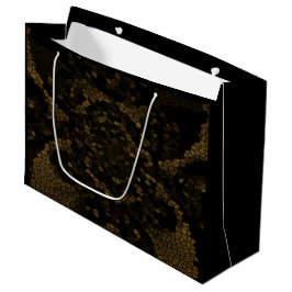 Bolsa De Regalo Grande Mariposa de vidrio manchado de oliva