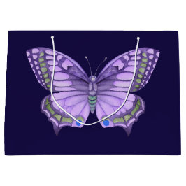 Bolsa De Regalo Grande Mariposa morada