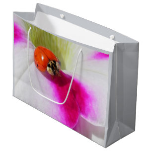 Bolsa De Regalo Grande Mariquita en la petunia