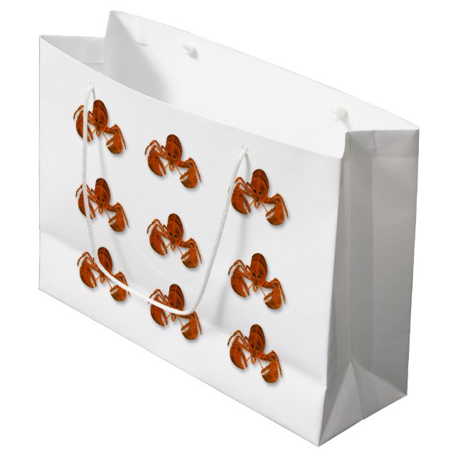 Bolsa De Regalo Grande Maritime Lobster (Angulo Anverso)
