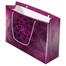 Bolsa De Regalo Grande Mármol fucsia romántico dulce