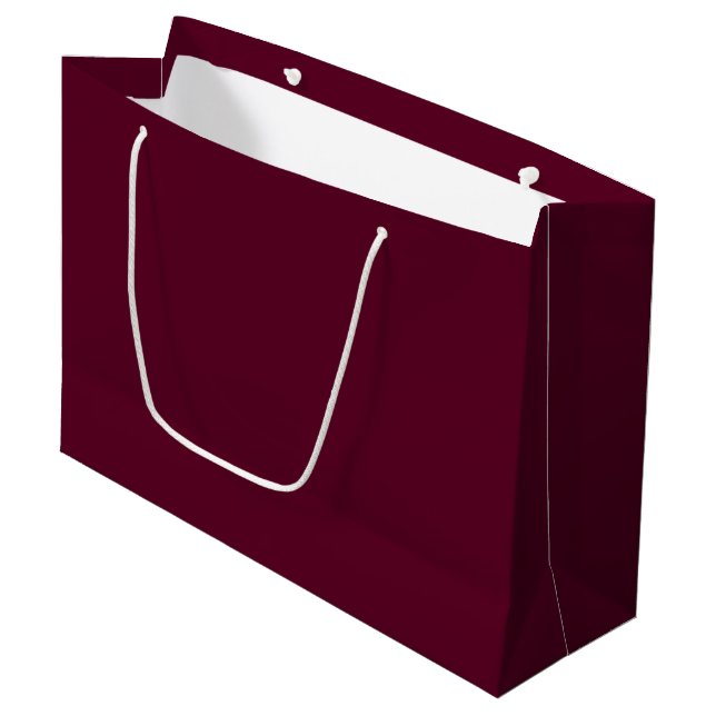 Bolsa De Regalo Grande Maroon simple minimalista (Angulo Anverso)