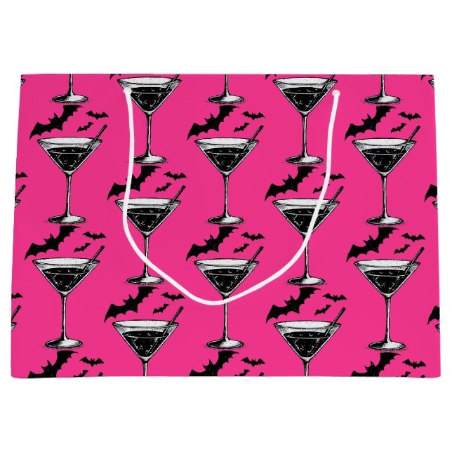 Bolsa De Regalo Grande Martini Bats (Anverso)