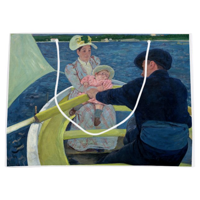 Bolsa De Regalo Grande Mary Cassatt - La Fiesta del barco (Anverso)