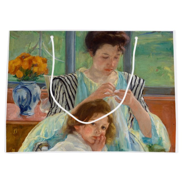 Bolsa De Regalo Grande Mary Cassatt - Madre joven masticando (Anverso)