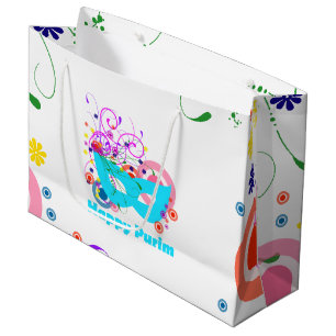 Bolsa De Regalo Grande Máscara de Purim
