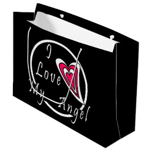 Bolsa De Regalo Grande Me encanta mi ángel