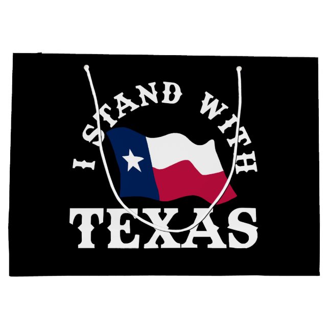 Bolsa De Regalo Grande Me mantengo con Texas (Reverso)