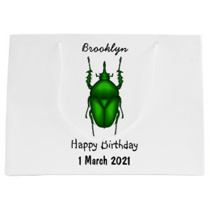 Bolsa De Regalo Grande Mecynorhina torquata personalizado ilustracion